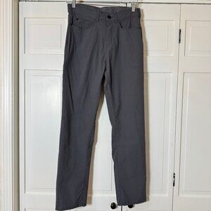 Weatherproof Vintage Mens Gray Pants 30x32 Regular Fit Stretch Flat Front Casual